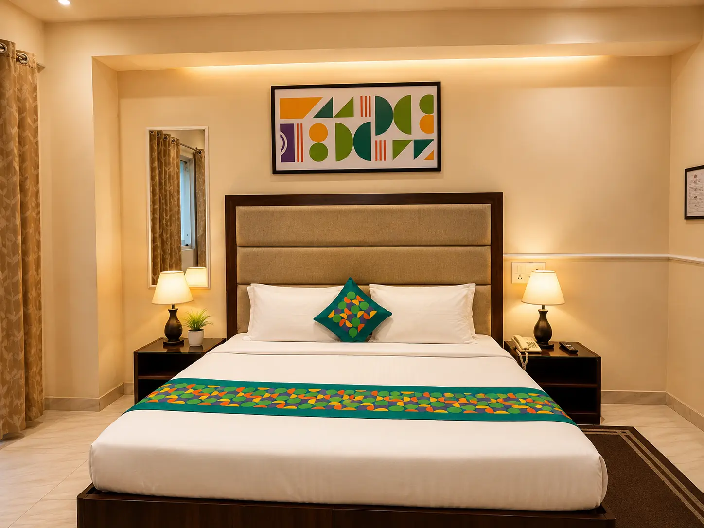 Deluxe Room at Hotel Golden Leaf